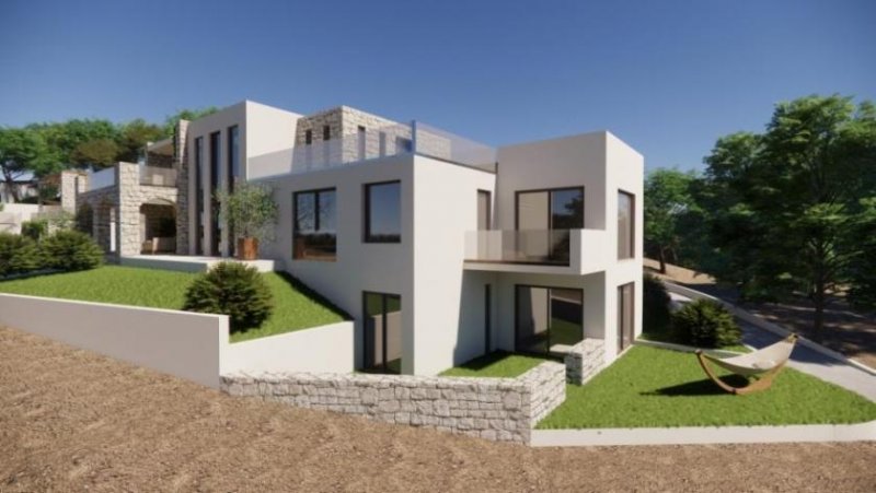 Asomatos Kreta, Asomatos: Neubau-Projekt! Luxusvilla mit Swimmingpool zu verkaufen Haus kaufen